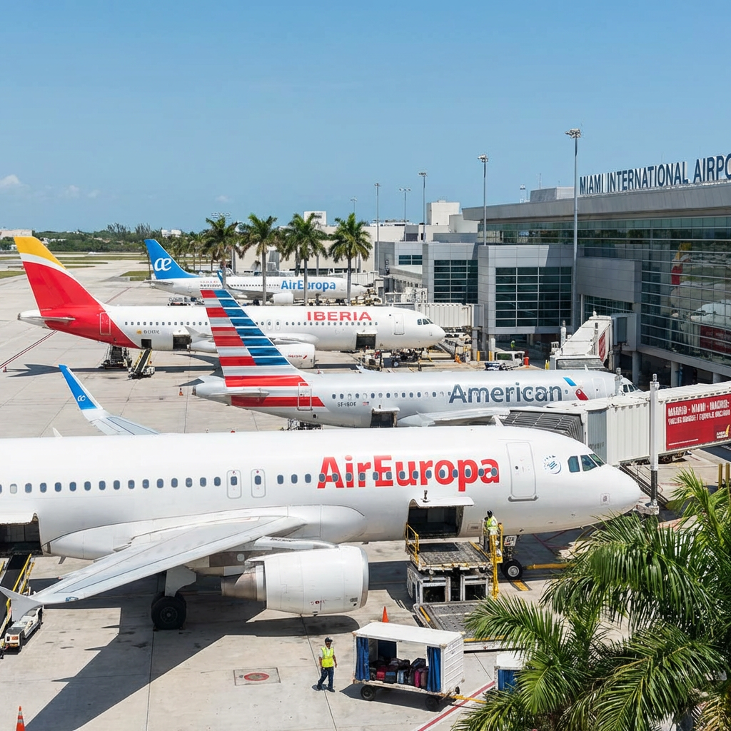 Vuelos Madrid Miami ida y vuelta